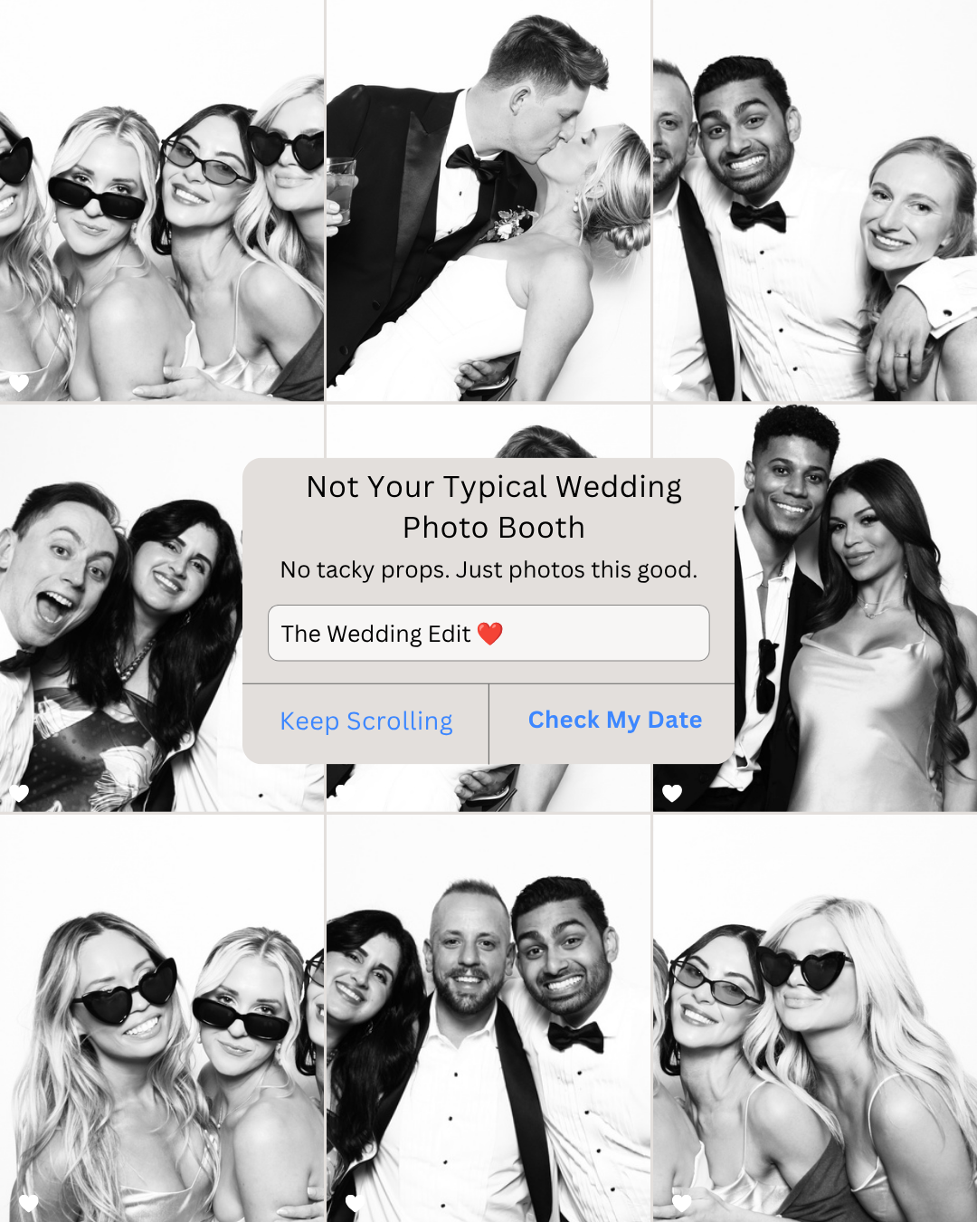 Modern West Photobooth Facebook ad