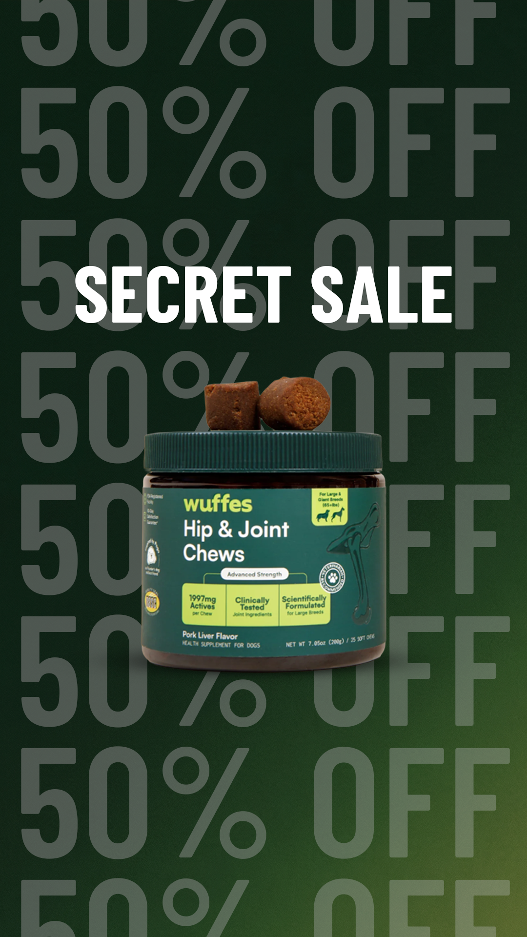 Wuffes Facebook ad