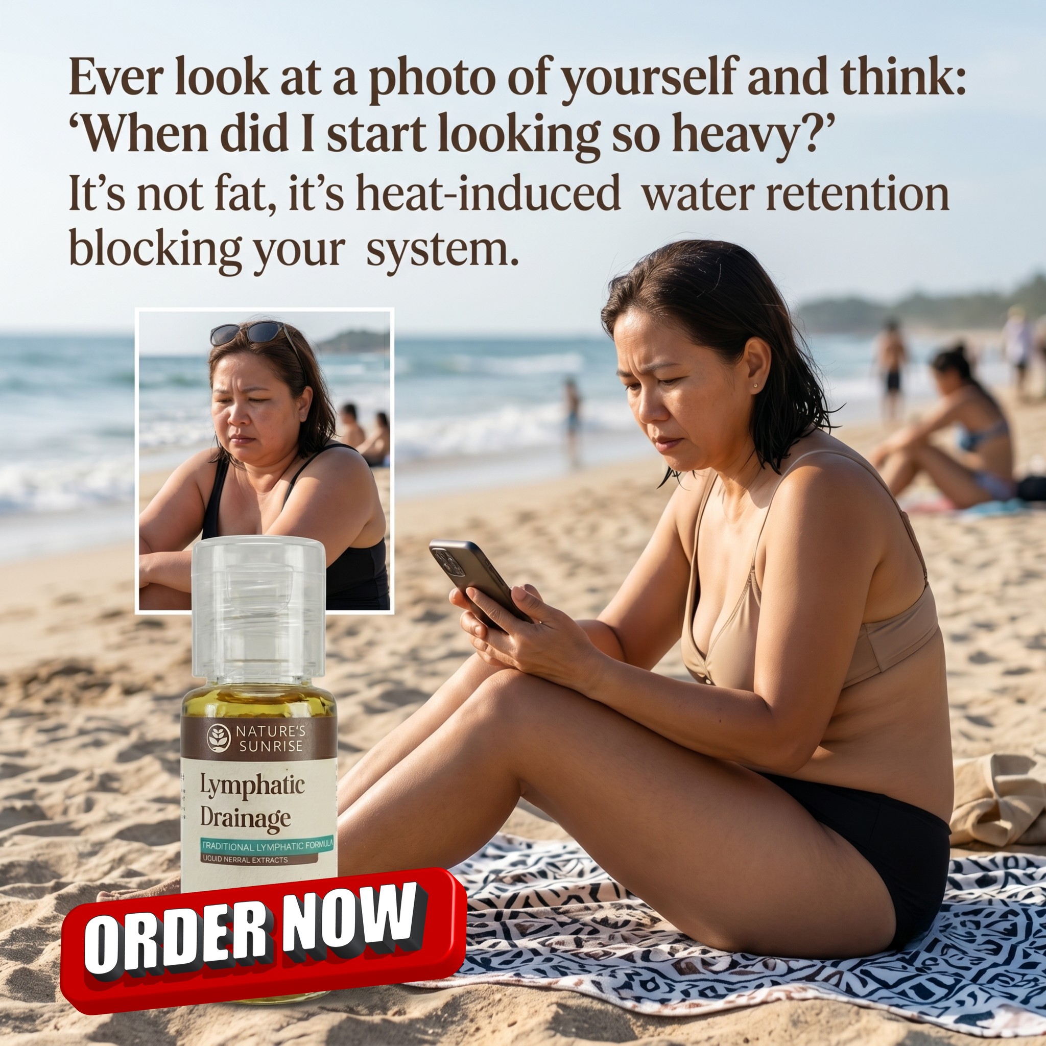 Nature's Sunrise Lymphatic Drainage Facebook ad