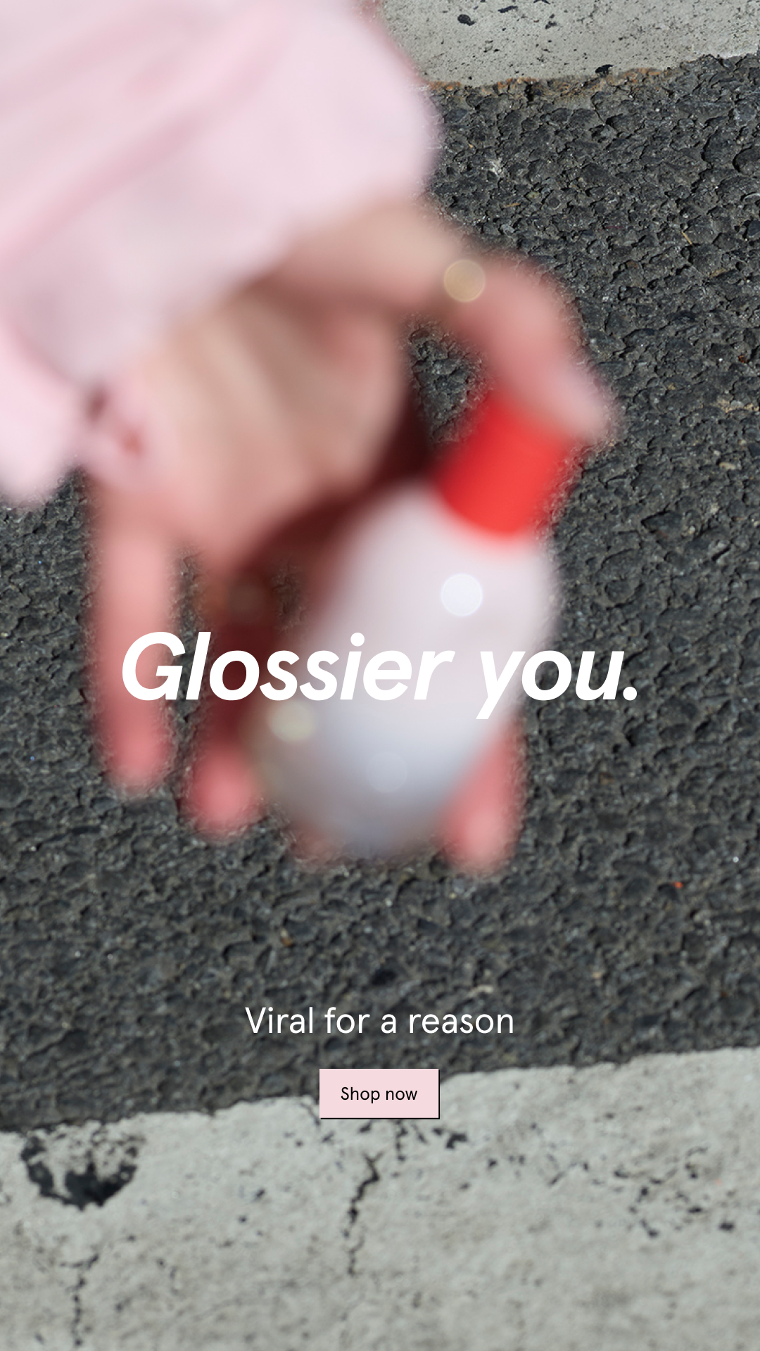 Glossier Facebook ad