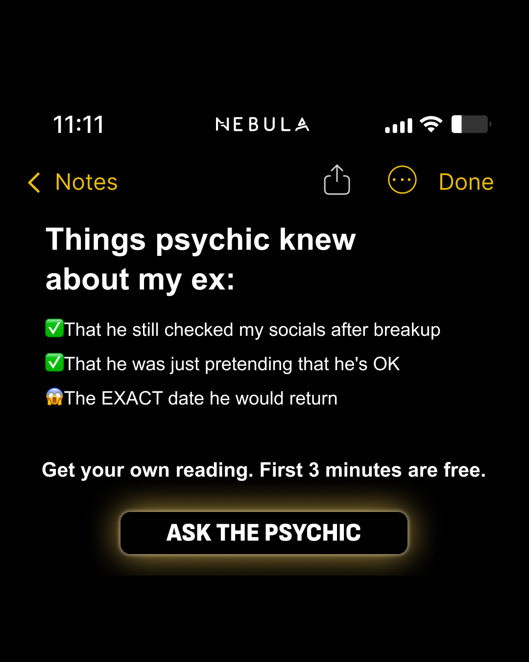 Your Relationship Advisor Facebook ad