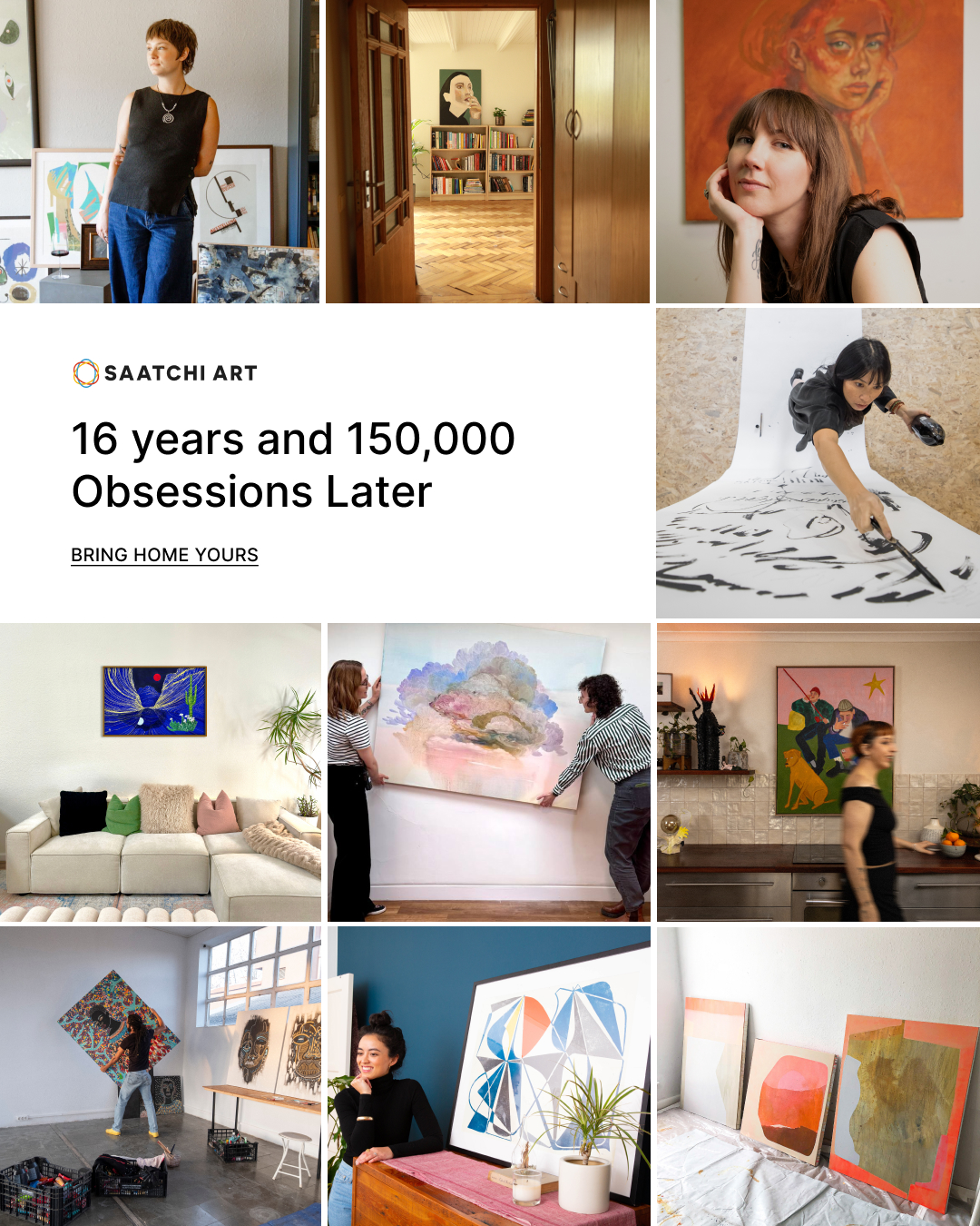 Saatchi Art Facebook ad