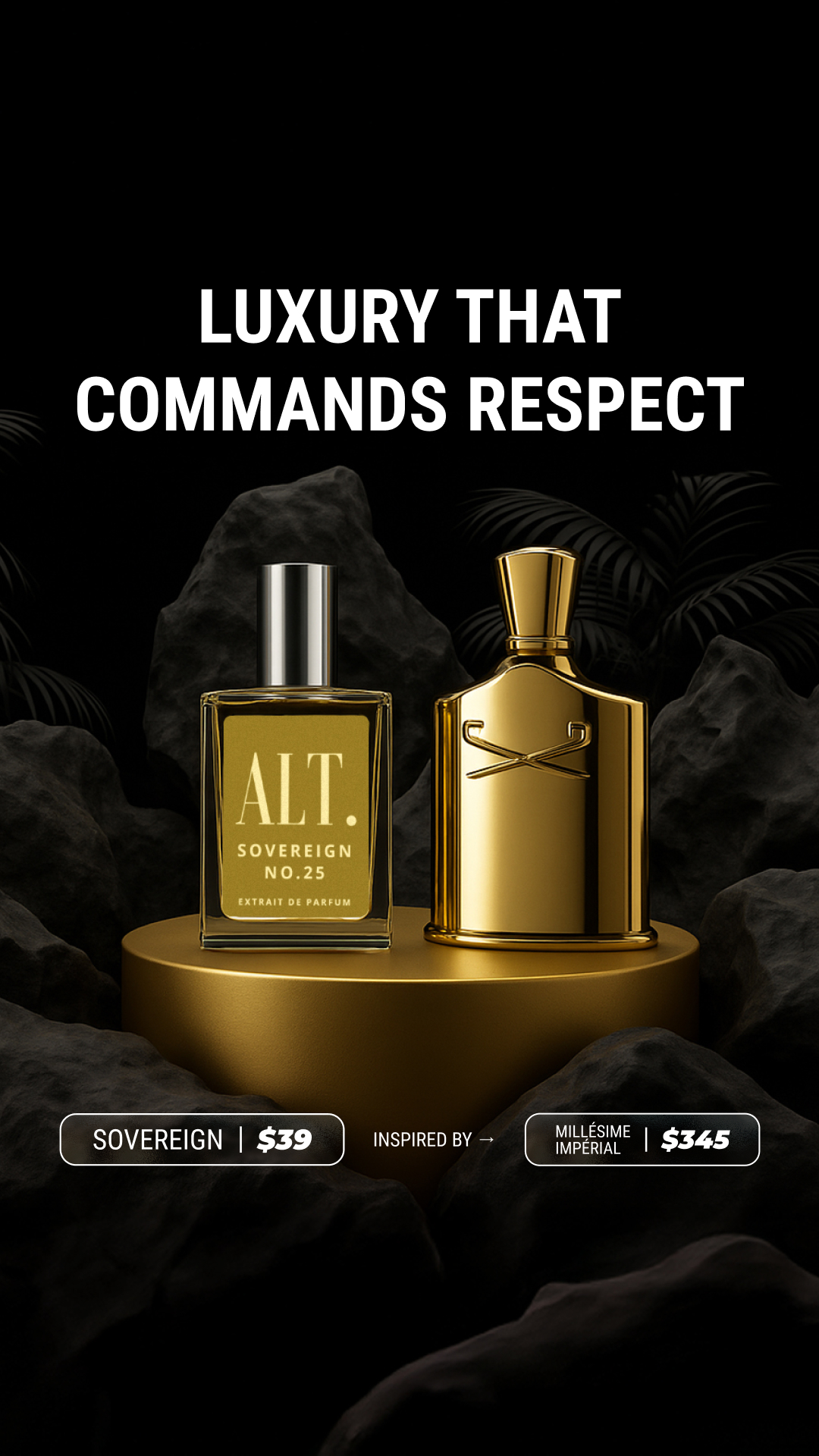 ALT. Fragrances Facebook ad