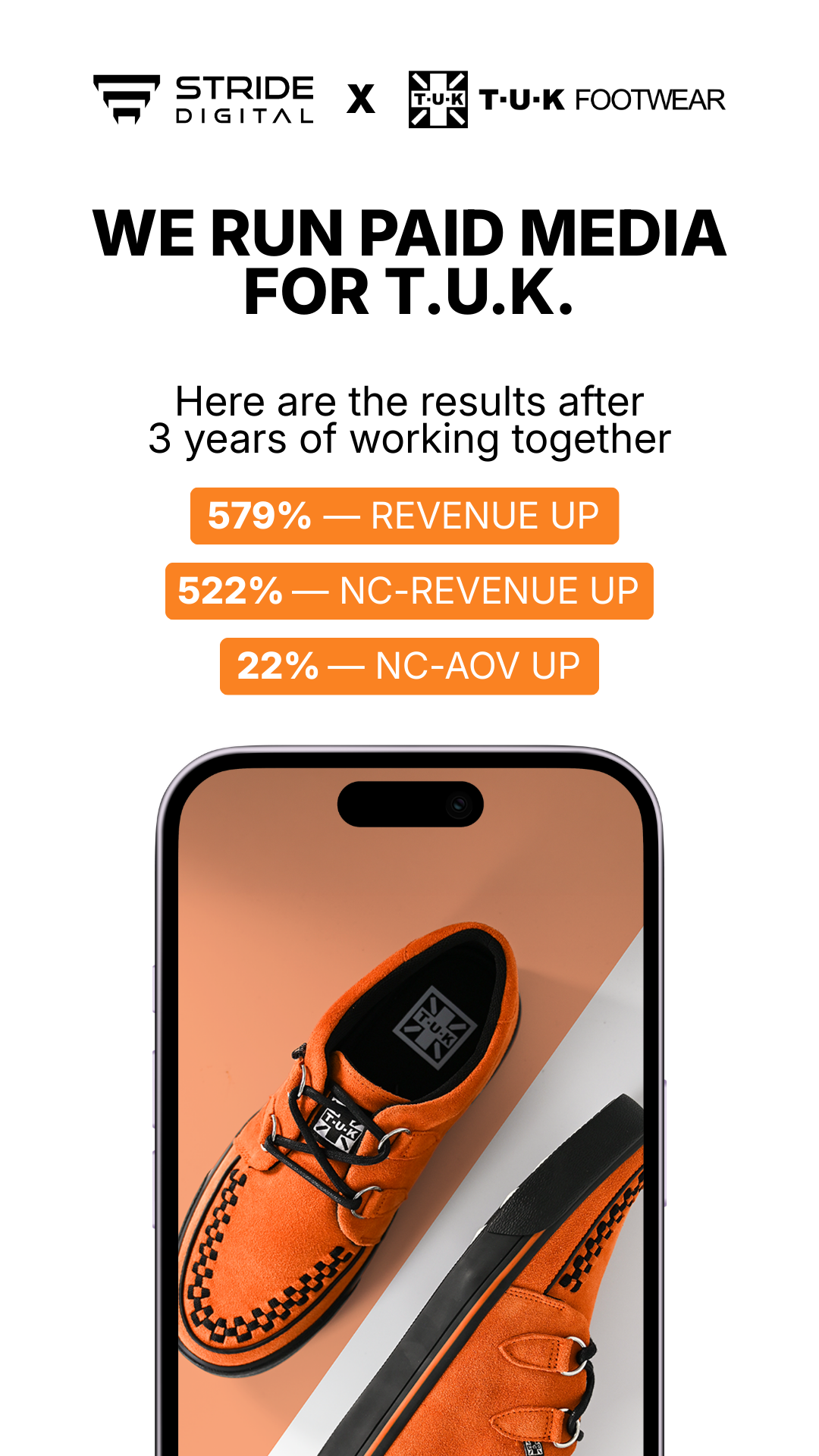 Stride Digital Facebook ad from Mar 18, 2026