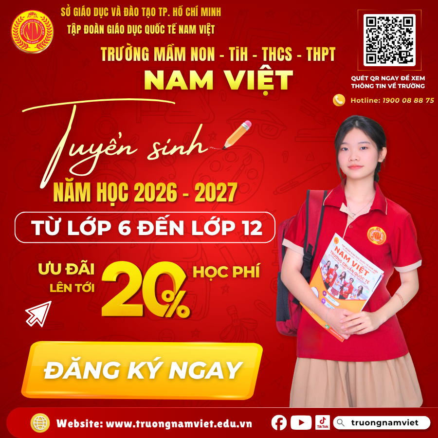 Trường Tiểu Học - THCS - THPT Nam Việt Facebook ad