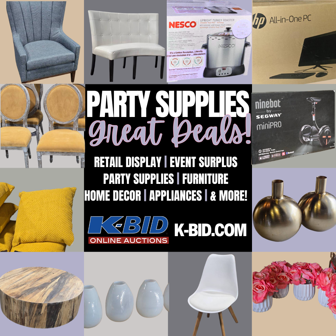 K-BID Online Auctions Facebook ad