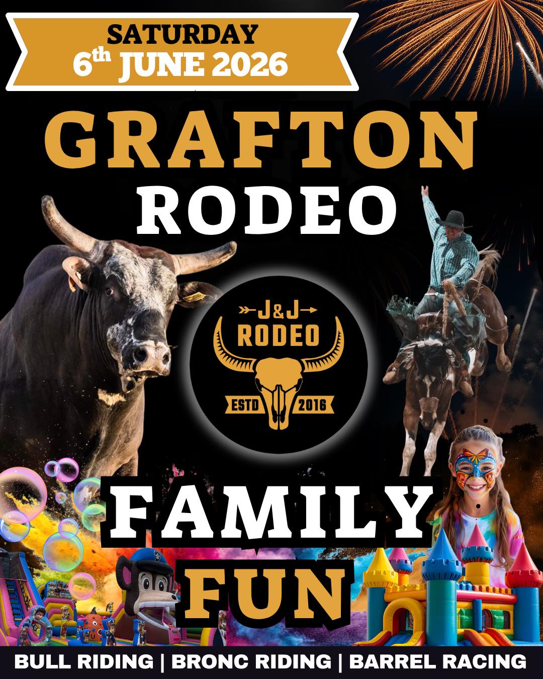 J & J Rodeo Facebook ad: Grafton Rodeo