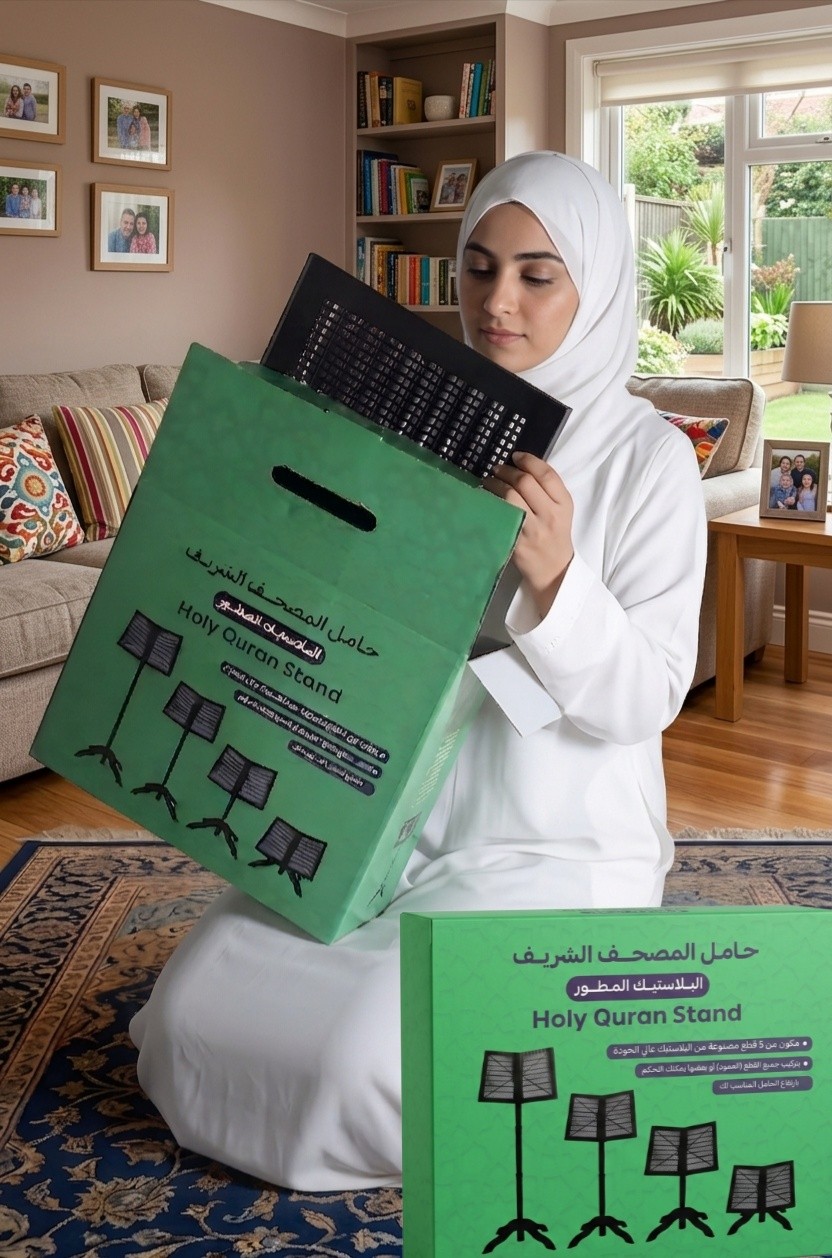 متجر الهدي والنور الإسلامي Facebook ad: جديد أفضل إستاند مصحف يساعدك علي قراءة القرآن…