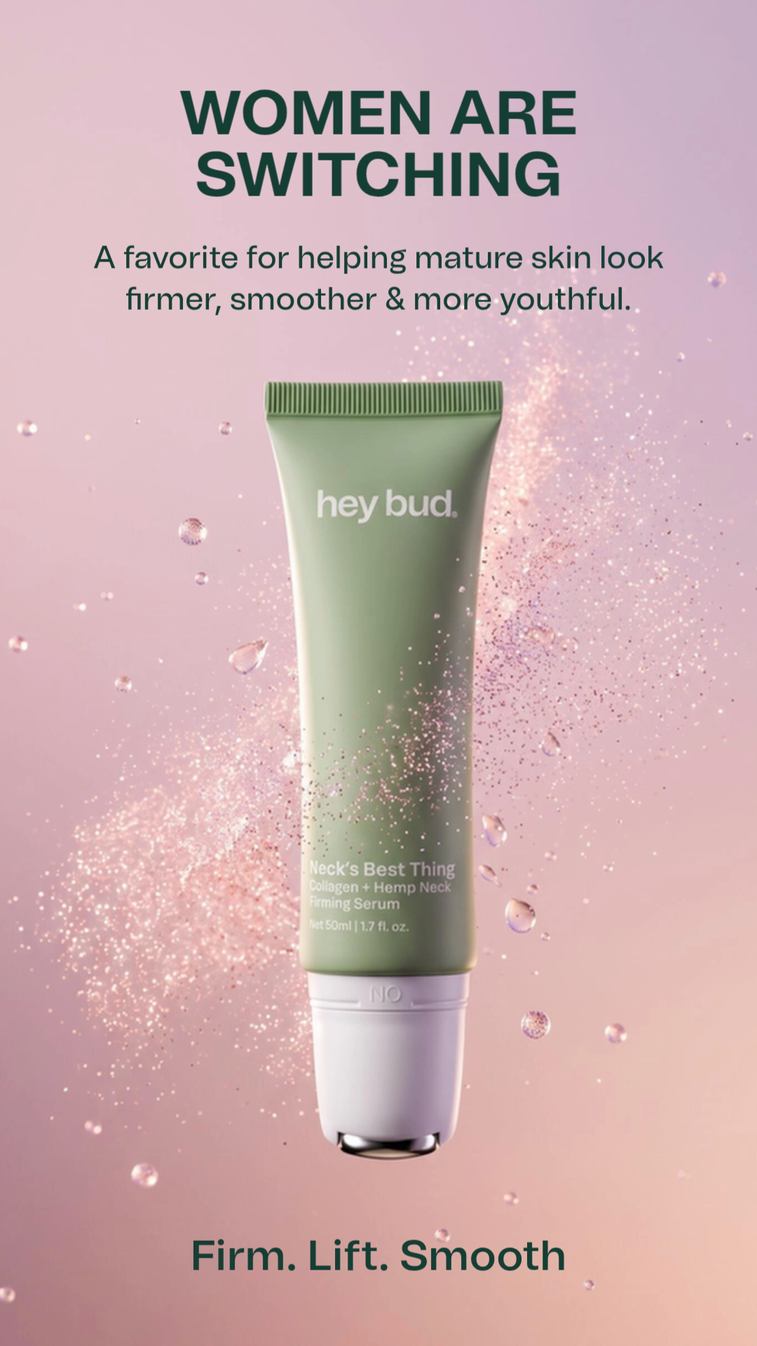 Hey Bud Skincare Facebook ad