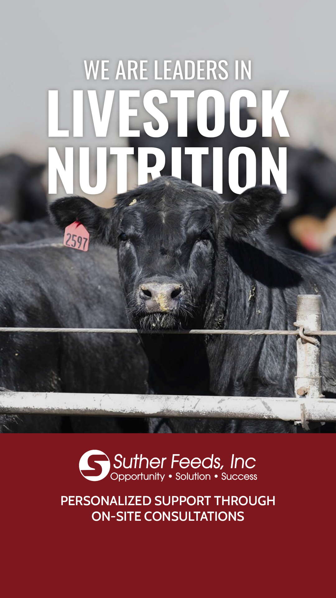 Suther Feeds, Inc. Facebook ad
