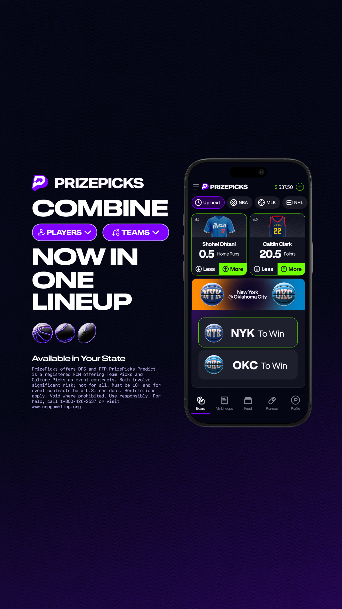 PrizePicks Facebook ad
