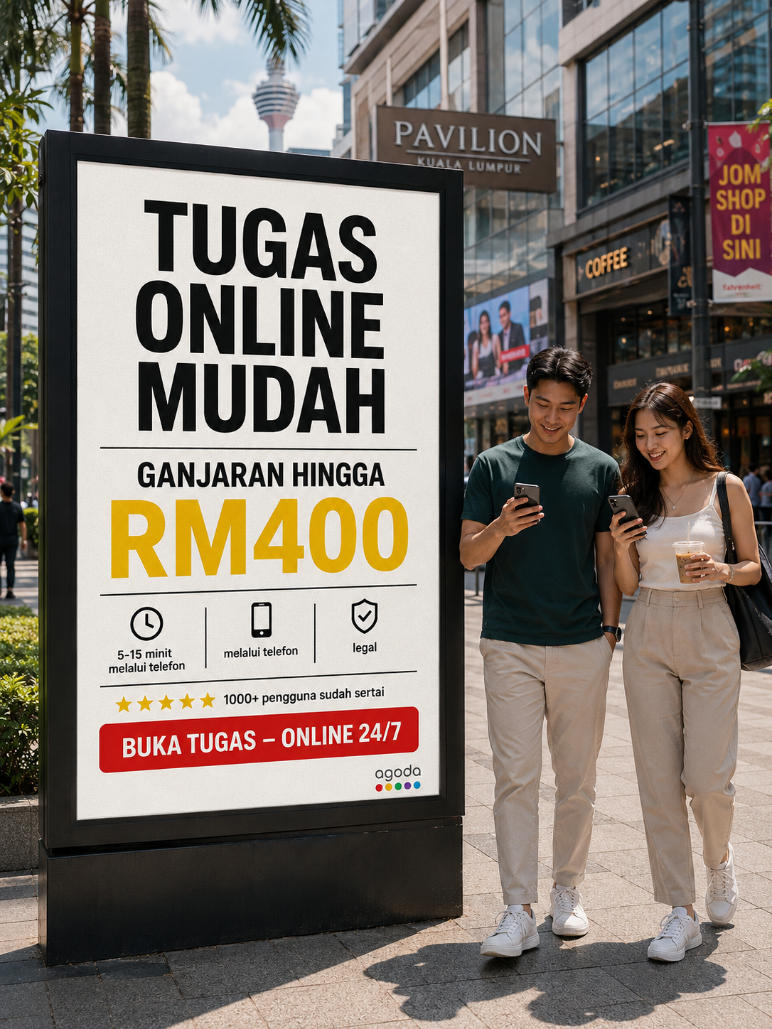 Fast Asia Facebook ad: Tulis Hello di Telegram dan dapatkan bonus