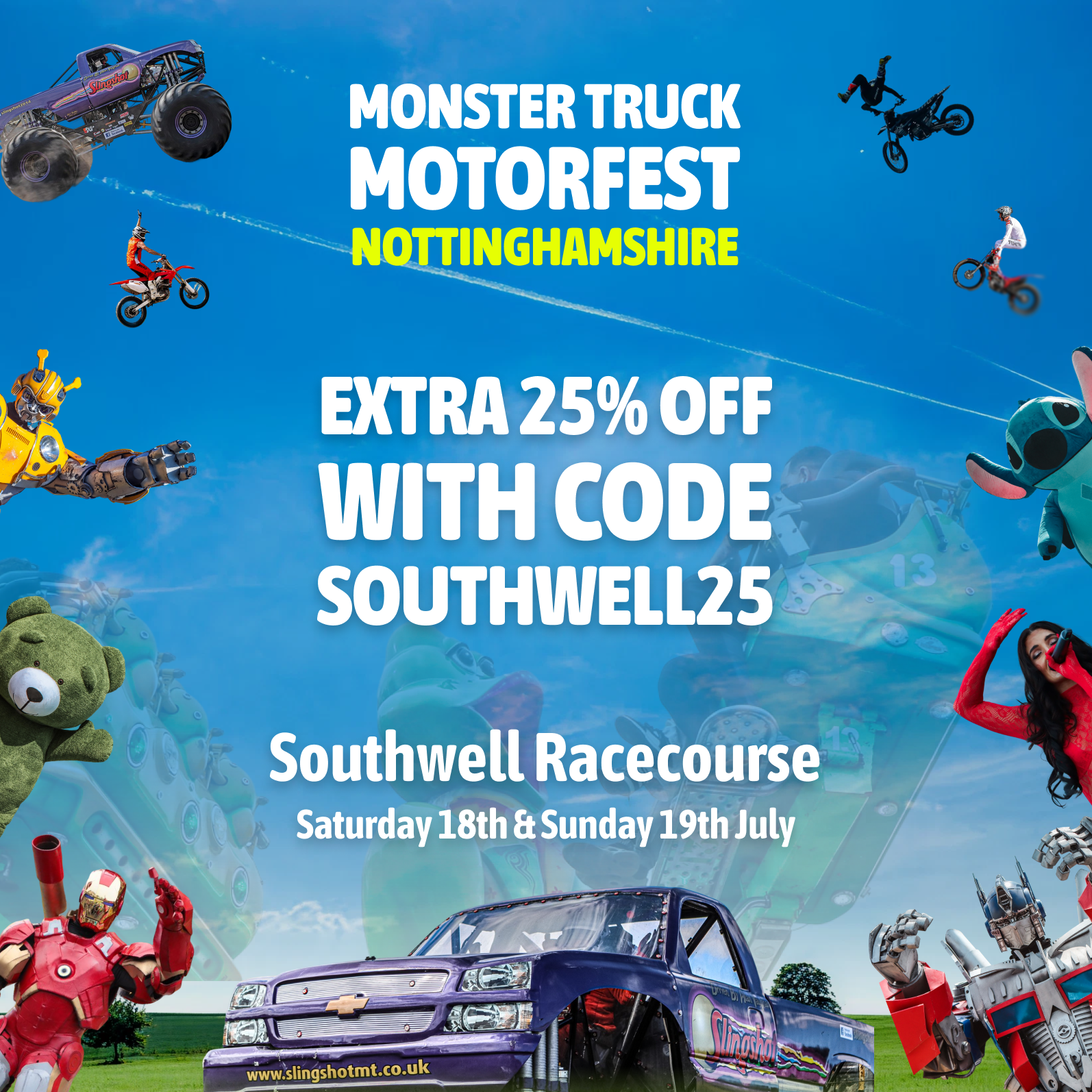 RA Monster Events  Facebook ad
