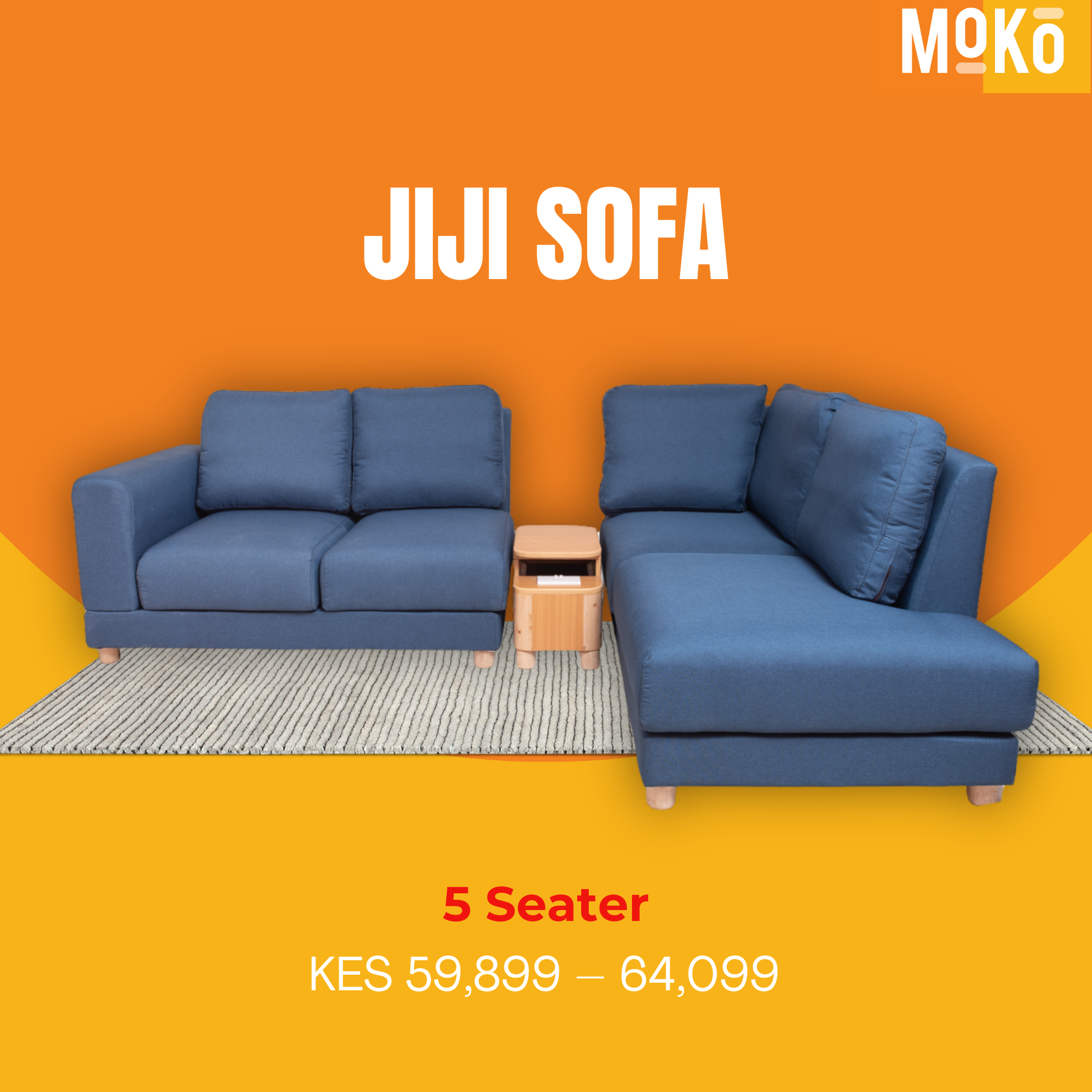 MoKo Home Facebook ad: Elevate your living space with the Jiji Sofa…