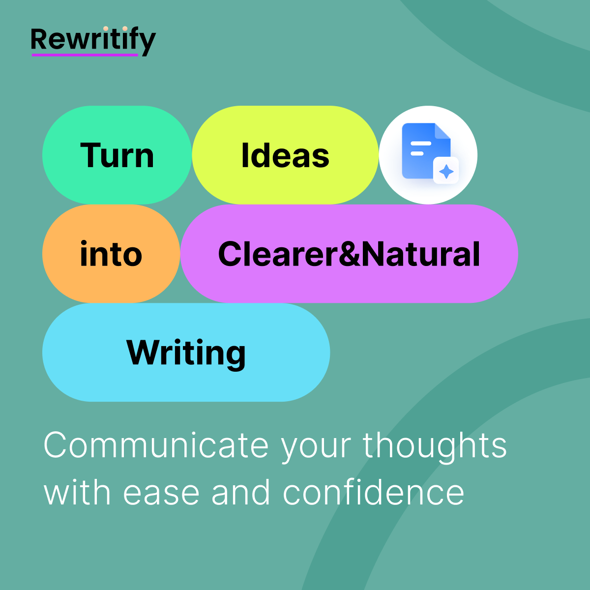 Rewritify Facebook ad