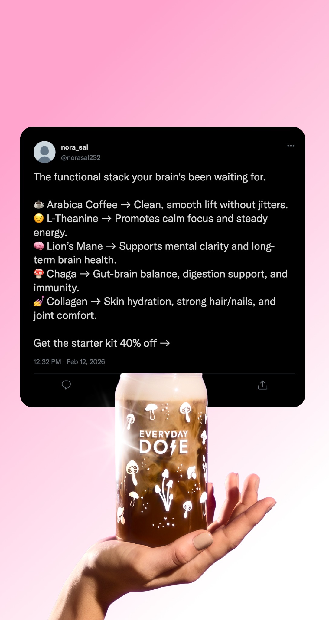 Everyday Dose Facebook ad