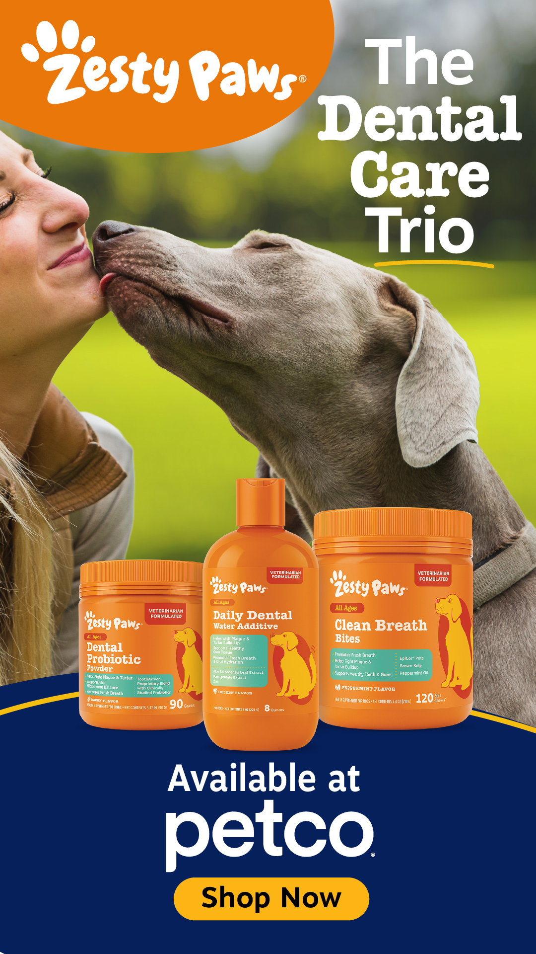 Zesty Paws Facebook ad