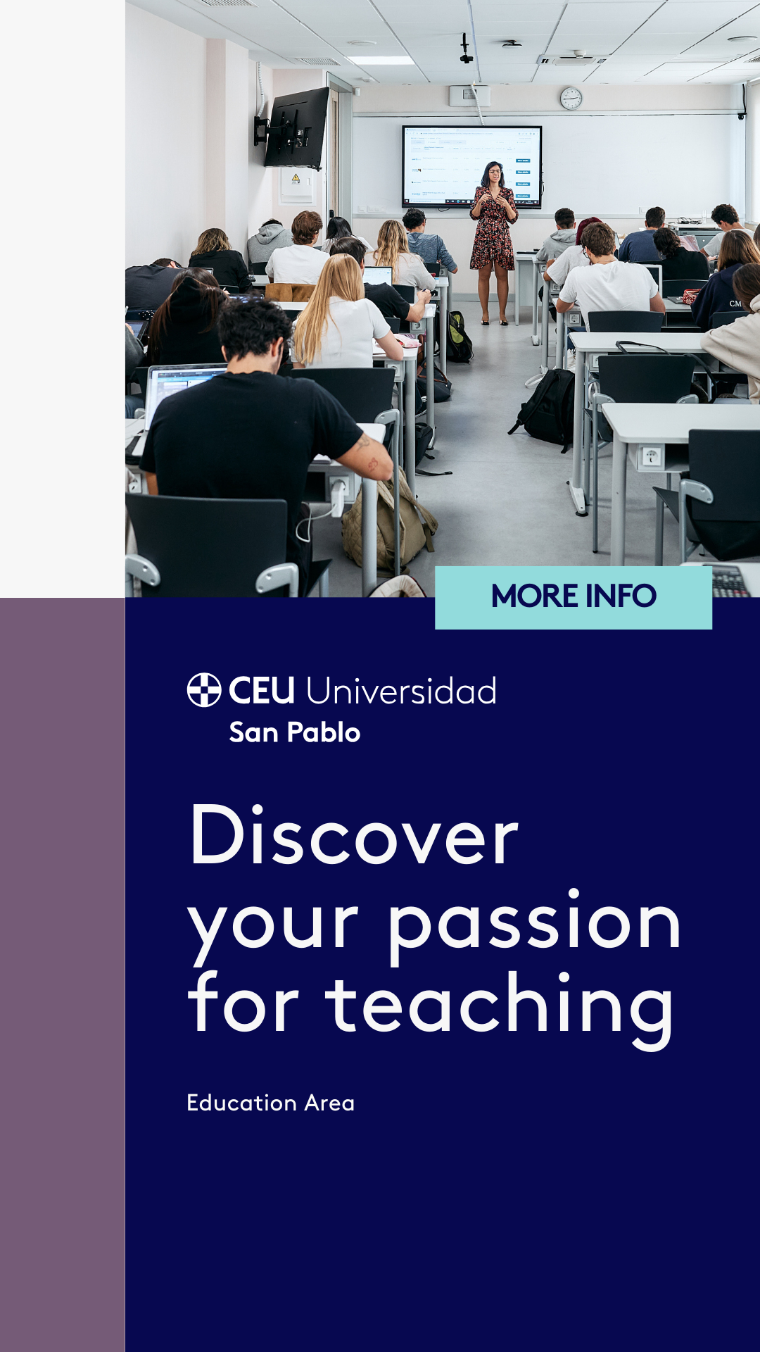 Universidad CEU San Pablo Facebook ad from Dec 24, 2025