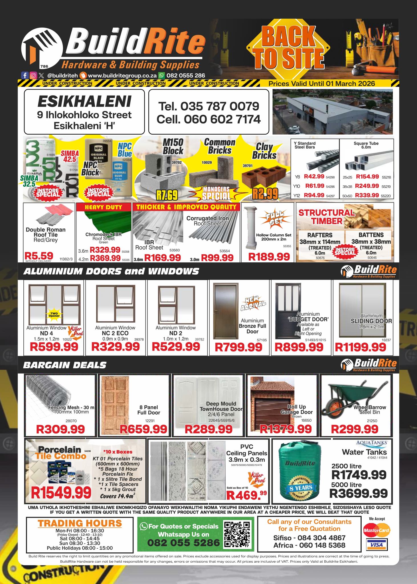 Build Rite Hardware Facebook ad