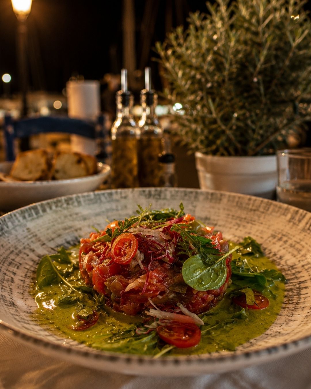 Kabourelias Restaurant Facebook ad: A Greek dinner begins with something fresh.