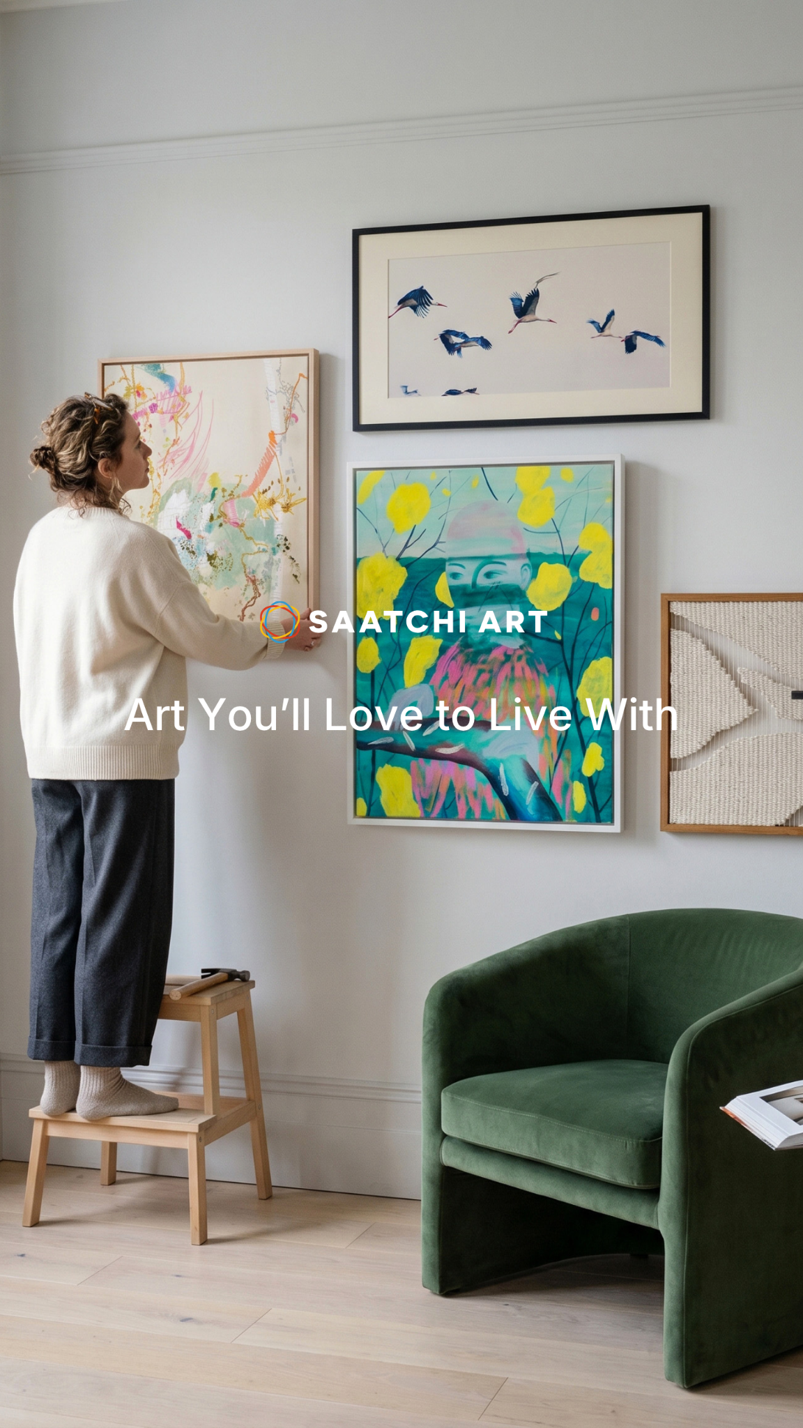 Saatchi Art Facebook ad