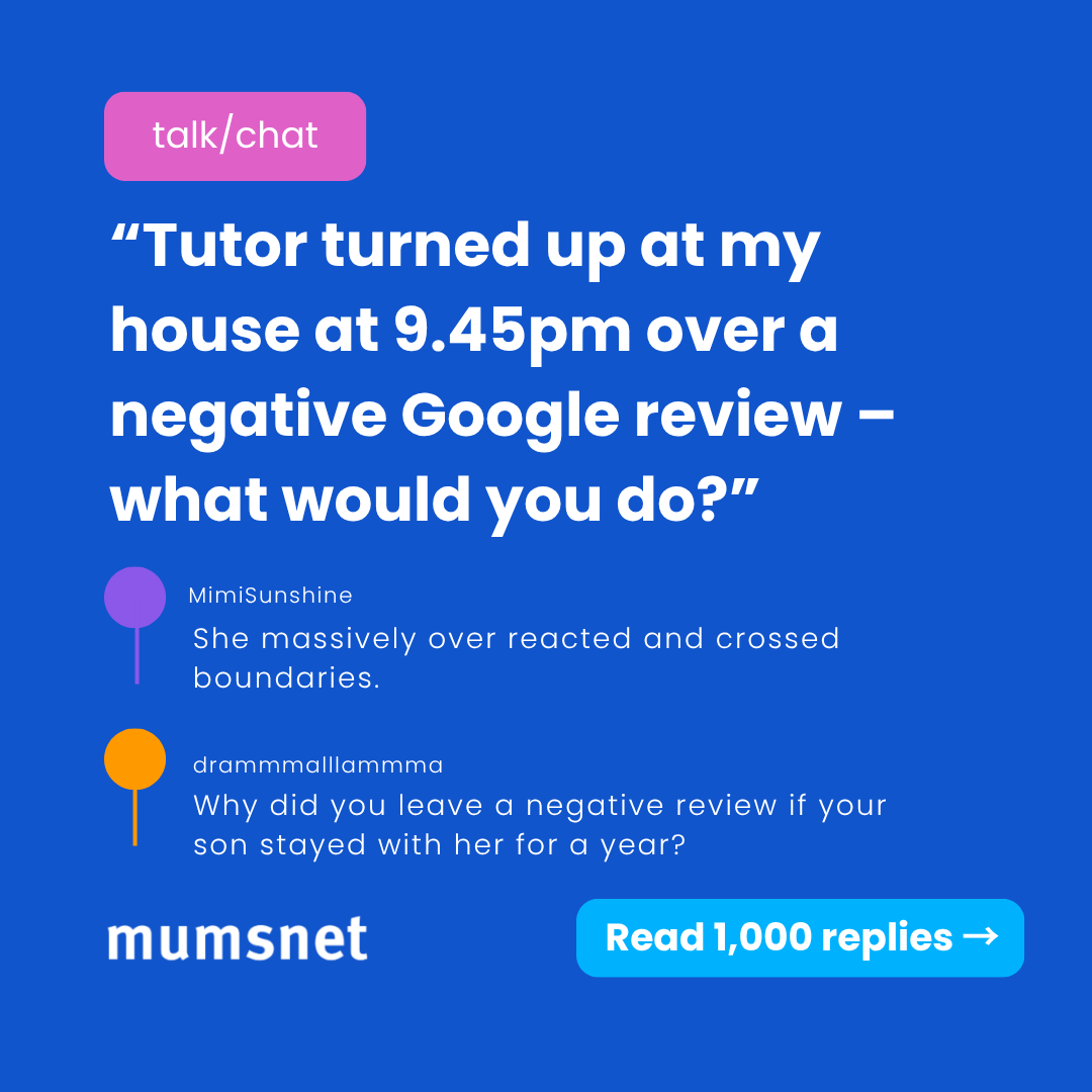 mumsnet.com Facebook ad: Read the thread
