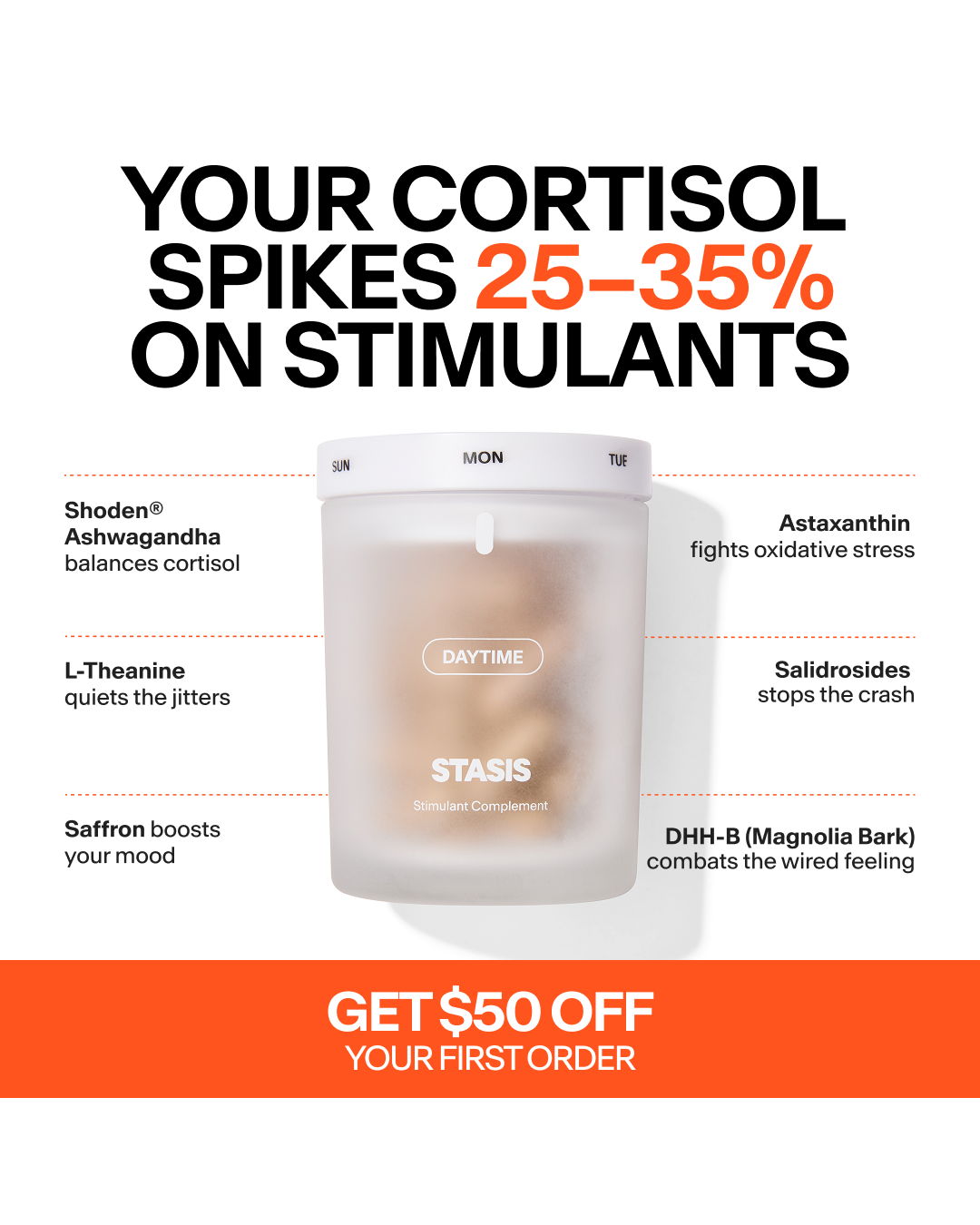 Stasis Facebook ad
