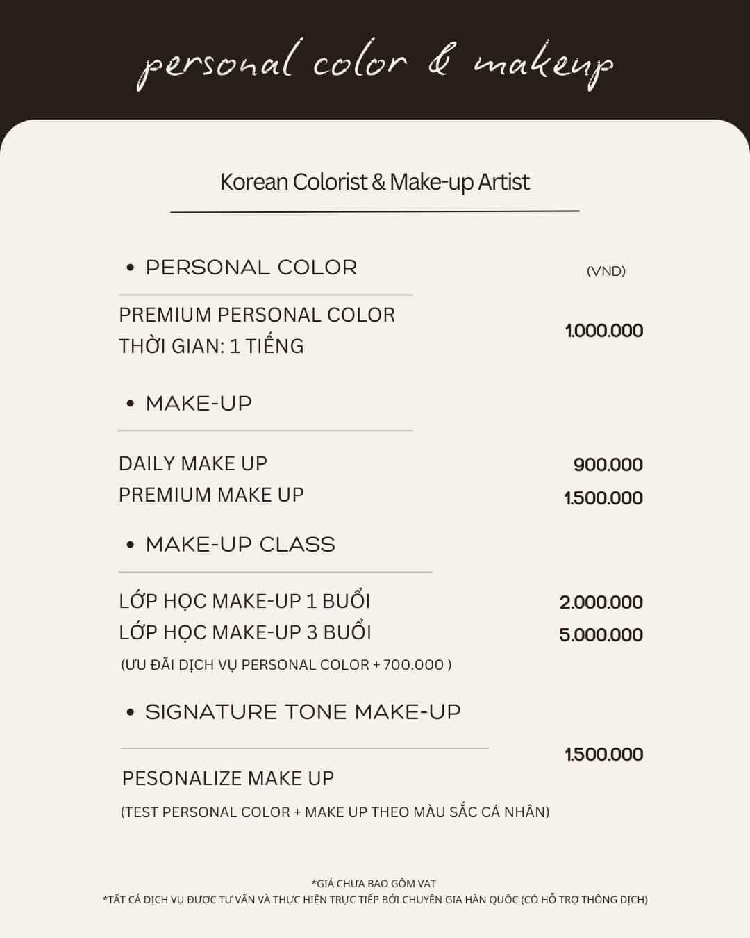 Whale Makeup Vn Facebook ad: CẬP NHẬT BẢNG GIÁ & DỊCH VỤ MỚI…