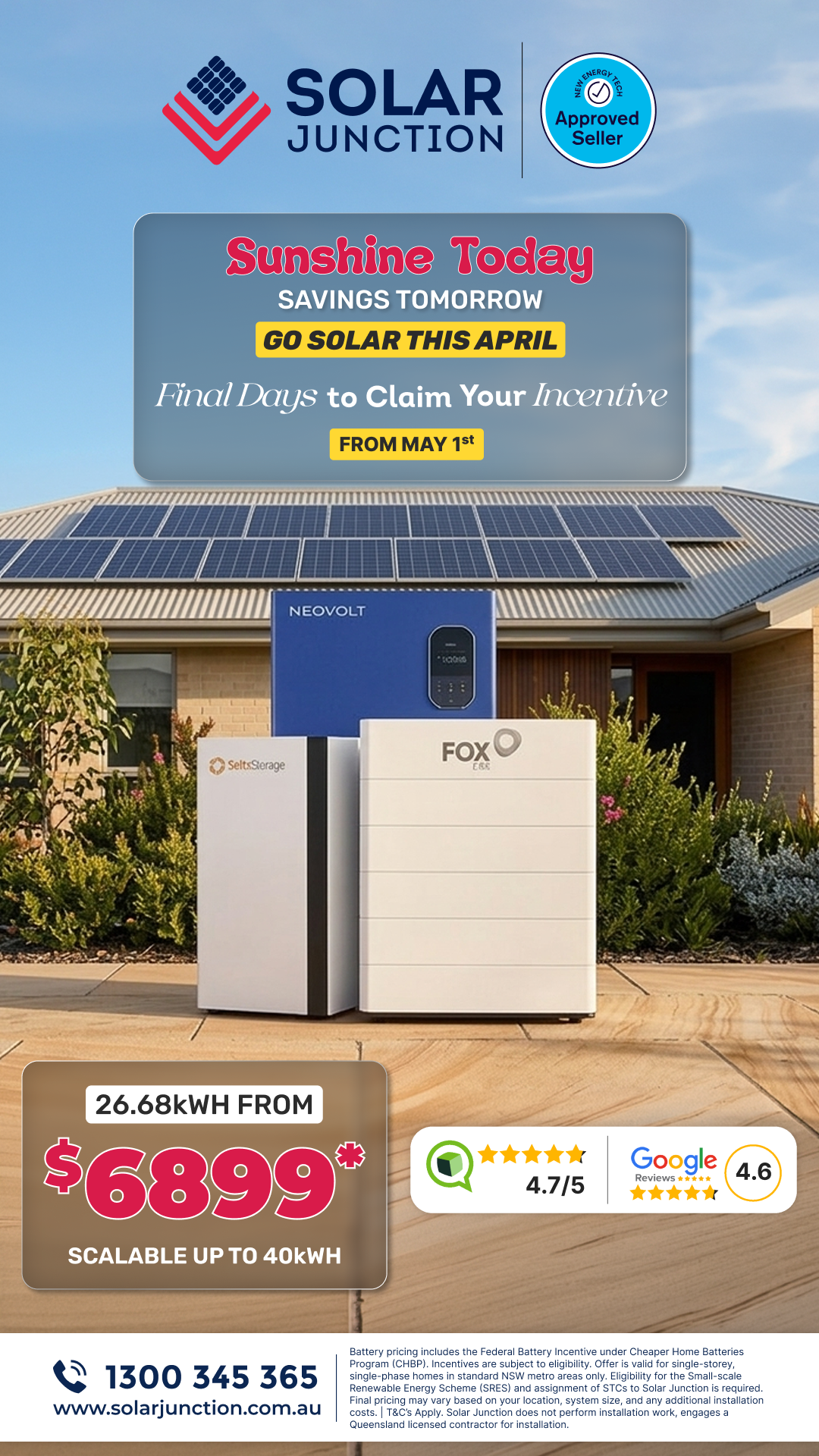 Solar Junction Facebook ad