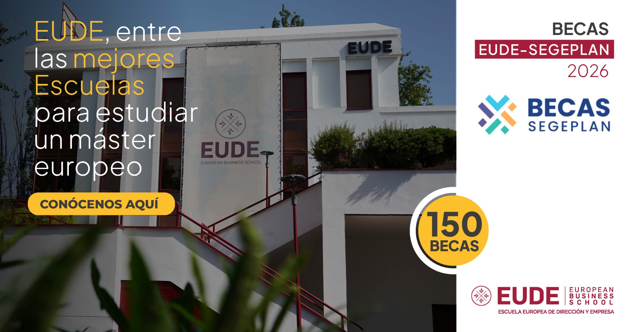 EUDE Business School Escuela Europea de Dirección y Empresa Facebook ad