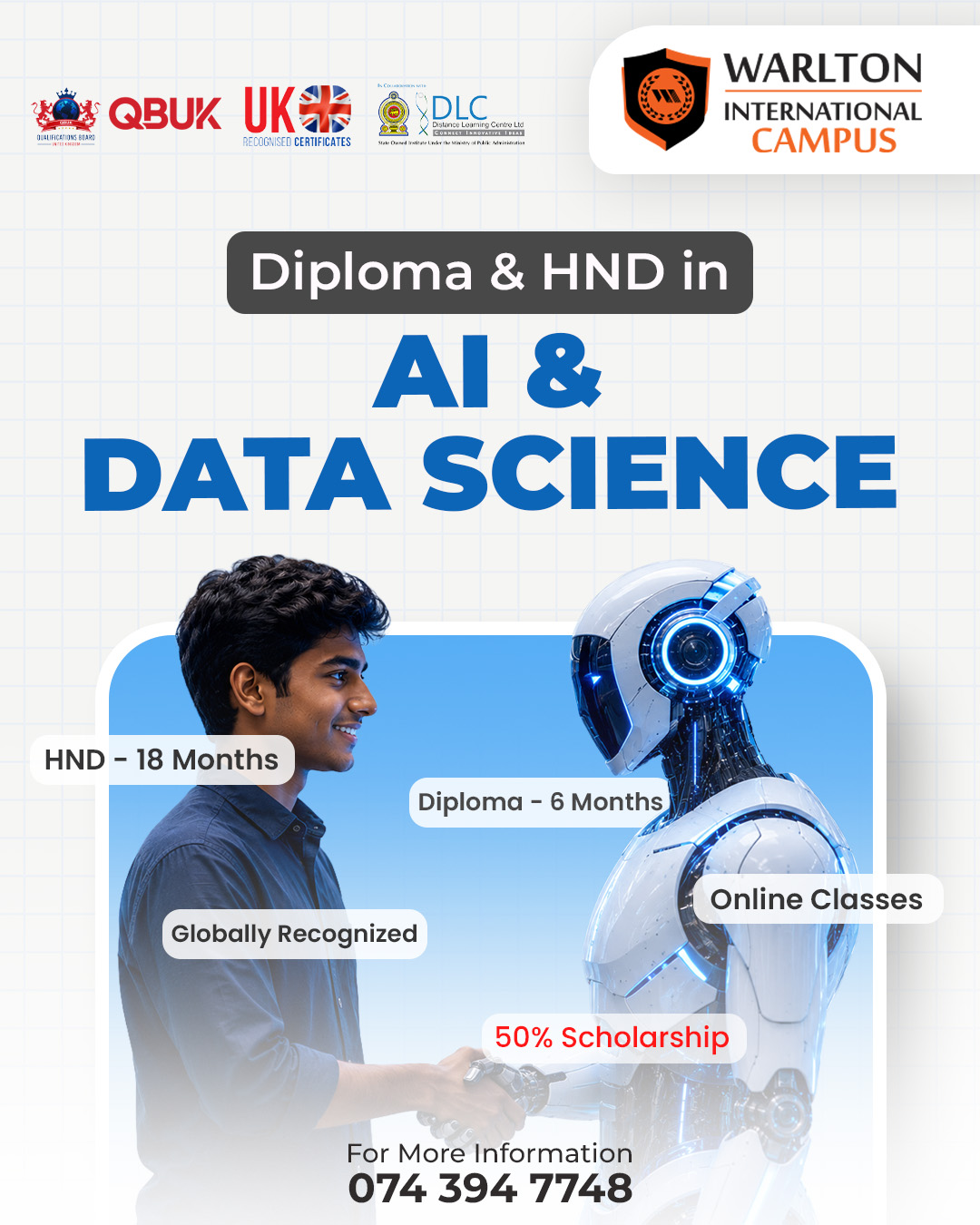 Warlton International Campus Facebook ad