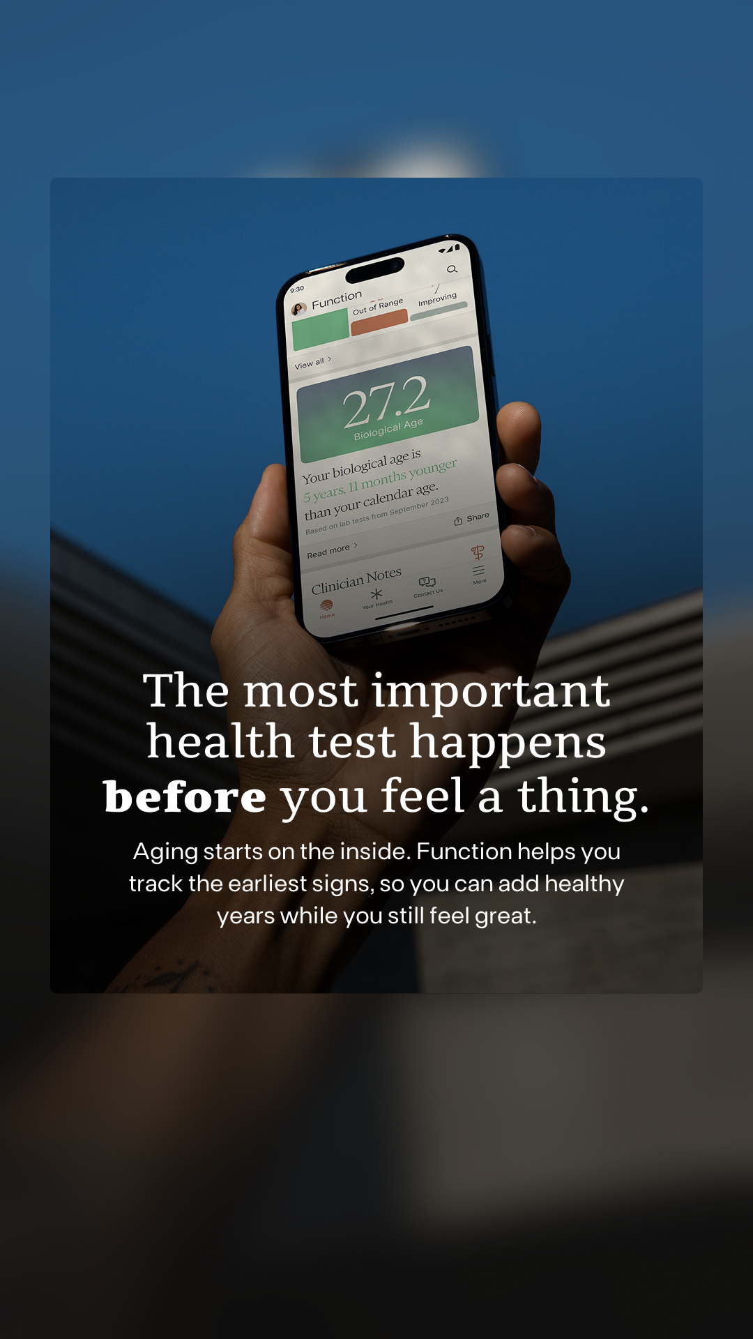 Function Health Facebook ad