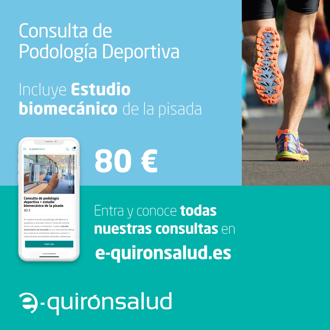 quirónsalud Facebook ad: Podología Deportiva