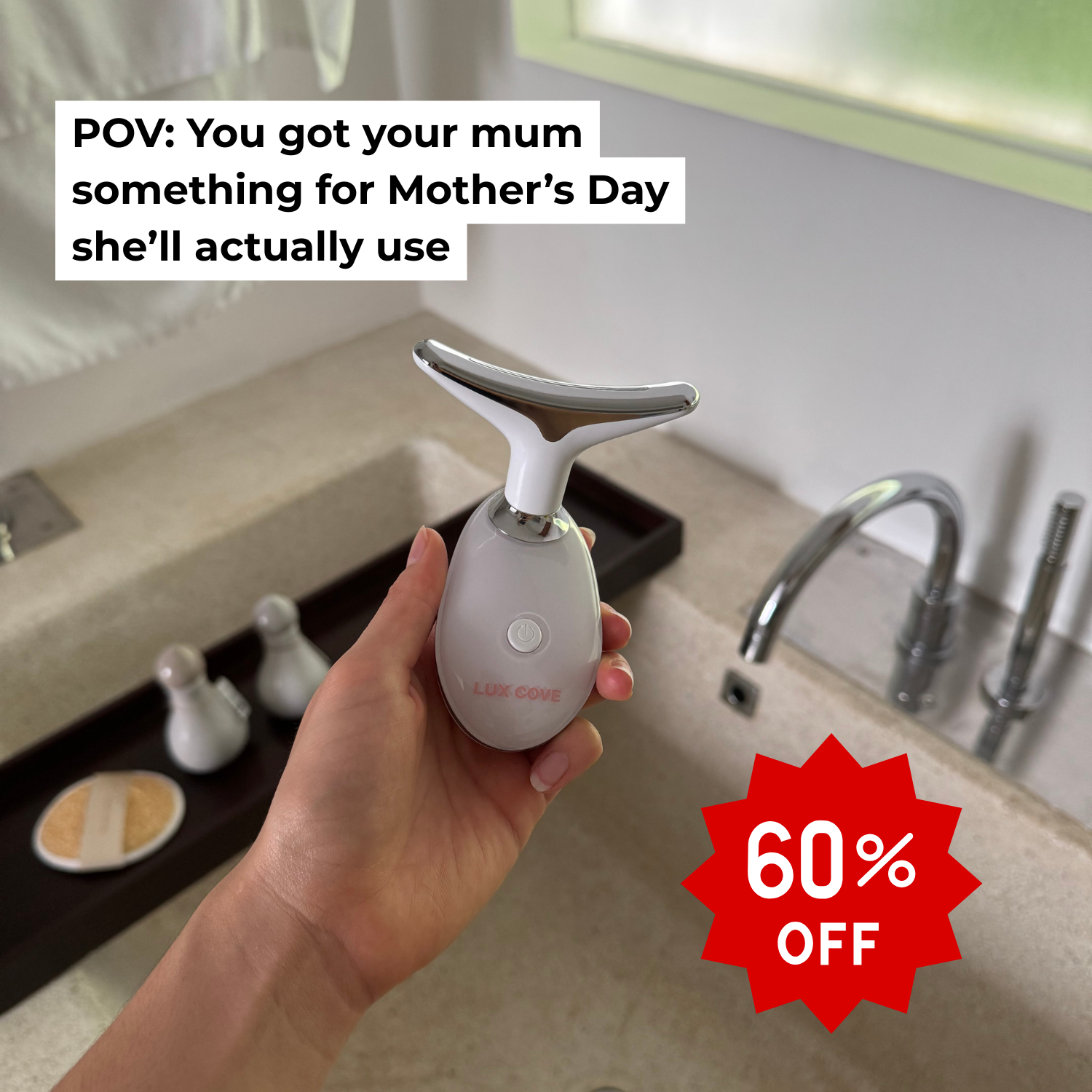 Lux Cove Facebook ad