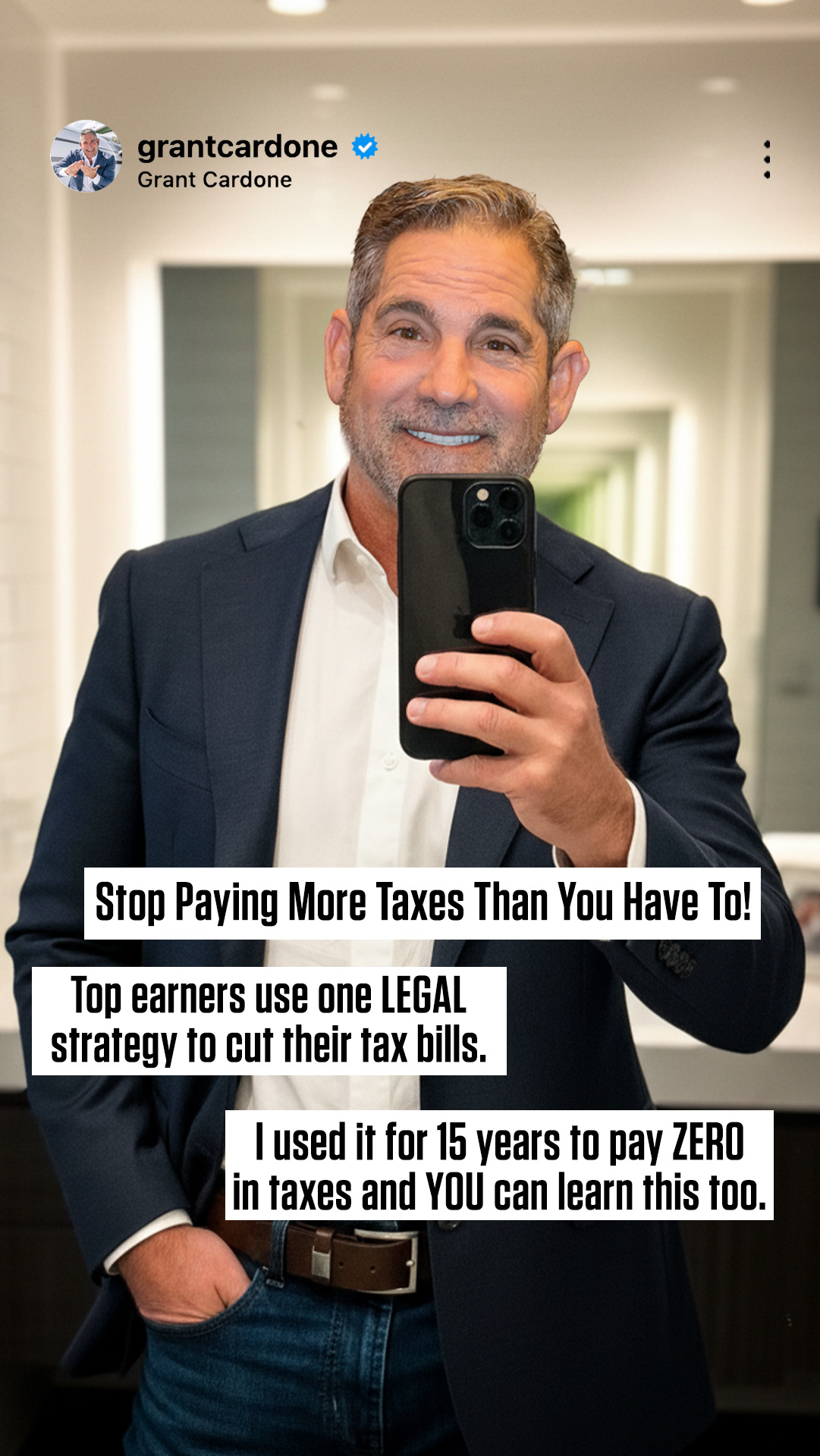 Grant Cardone Facebook ad