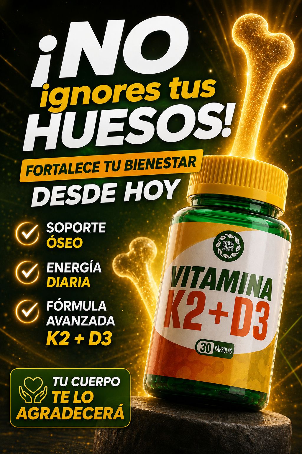 TernaLife Facebook ad: ¿SIENTES DOLOR, RIGIDEZ O DESGASTE EN TUS RODILLAS…