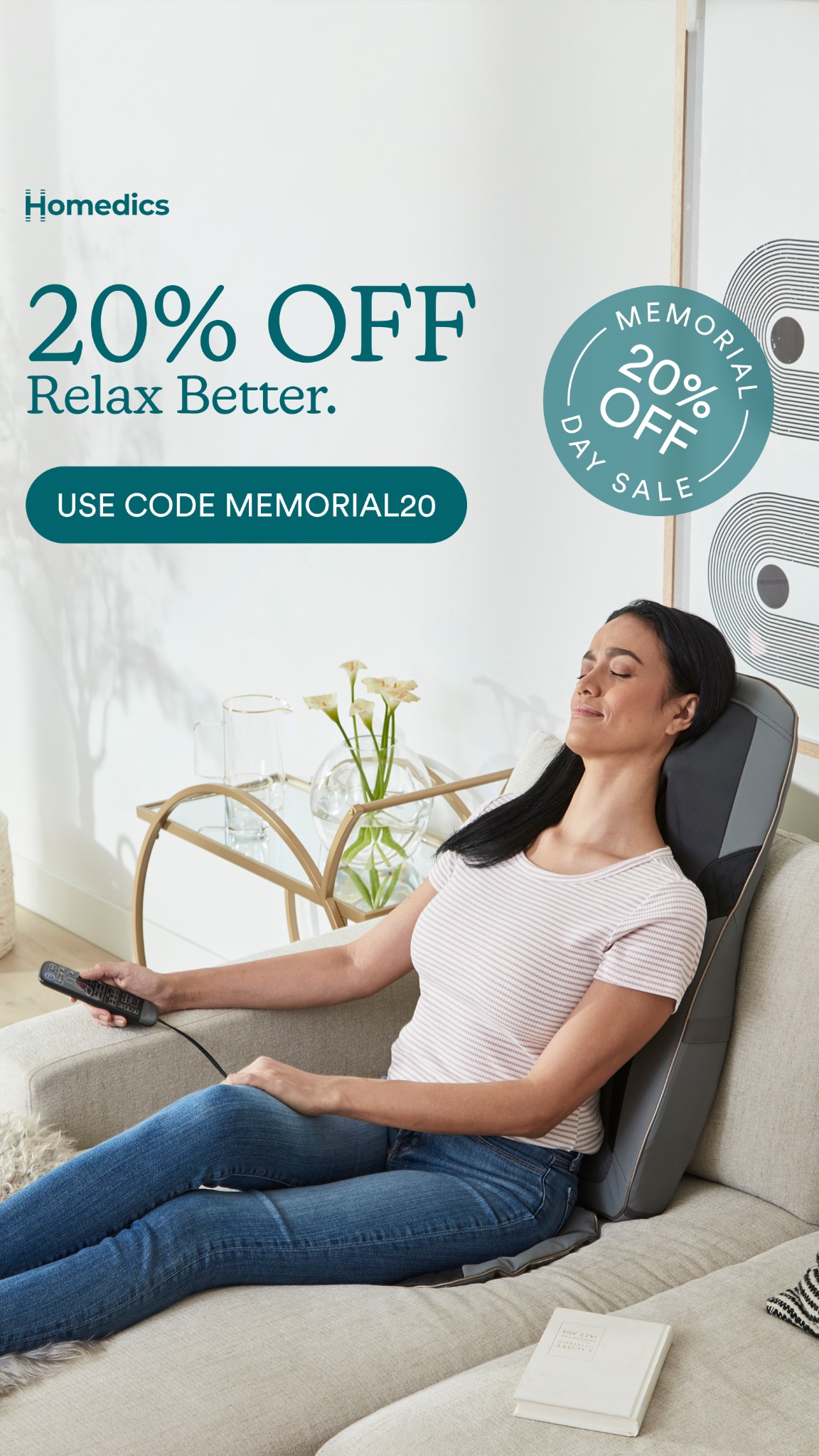Homedics Facebook ad