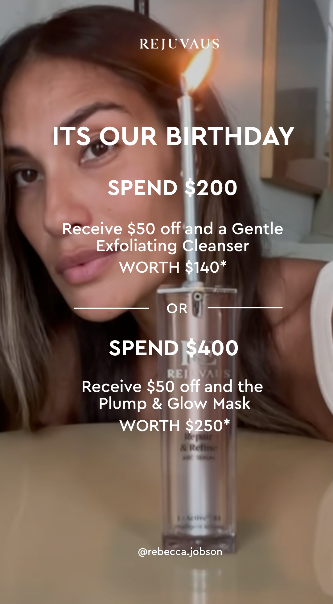 Rejuvaus Facebook ad