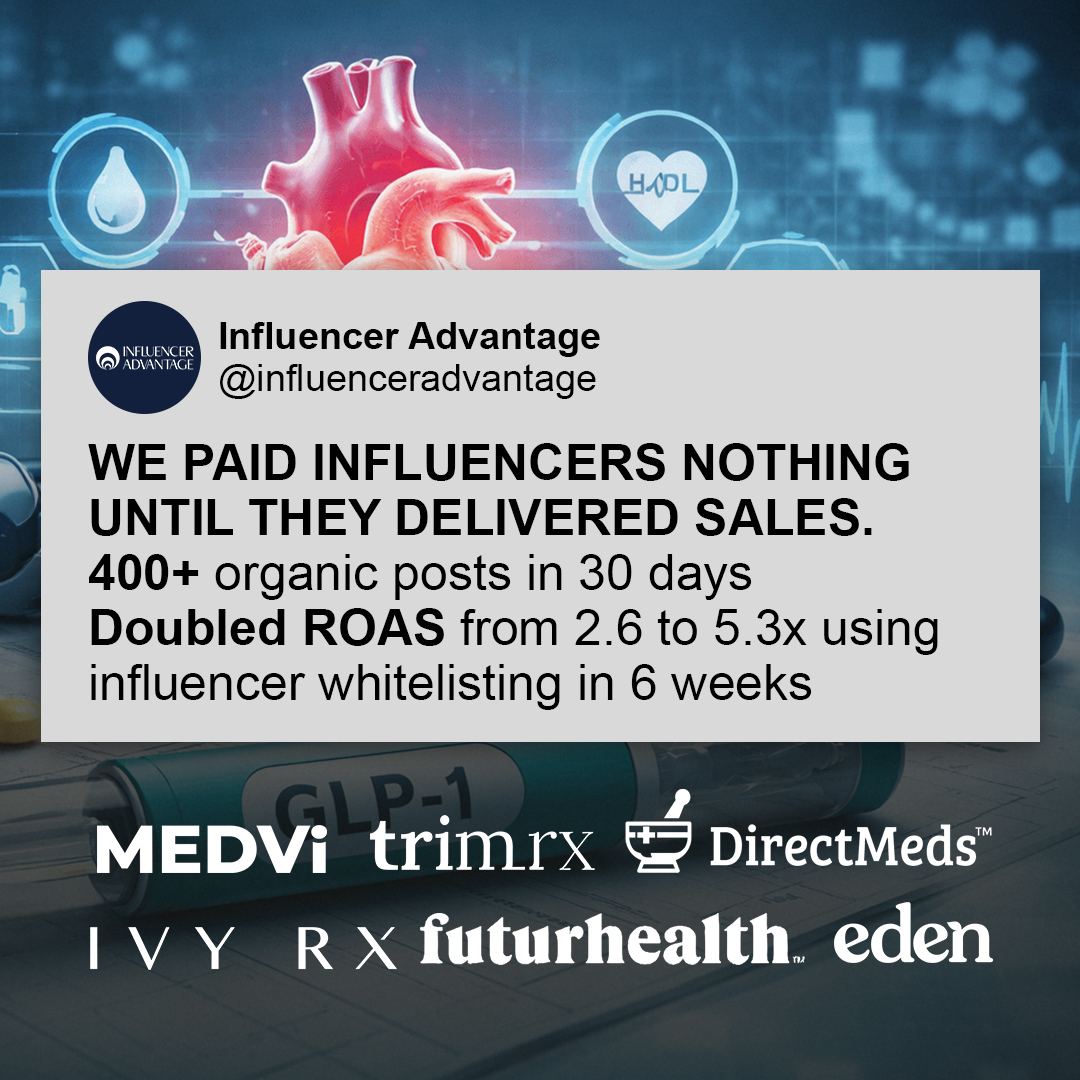 Influencer Advantage Facebook ad