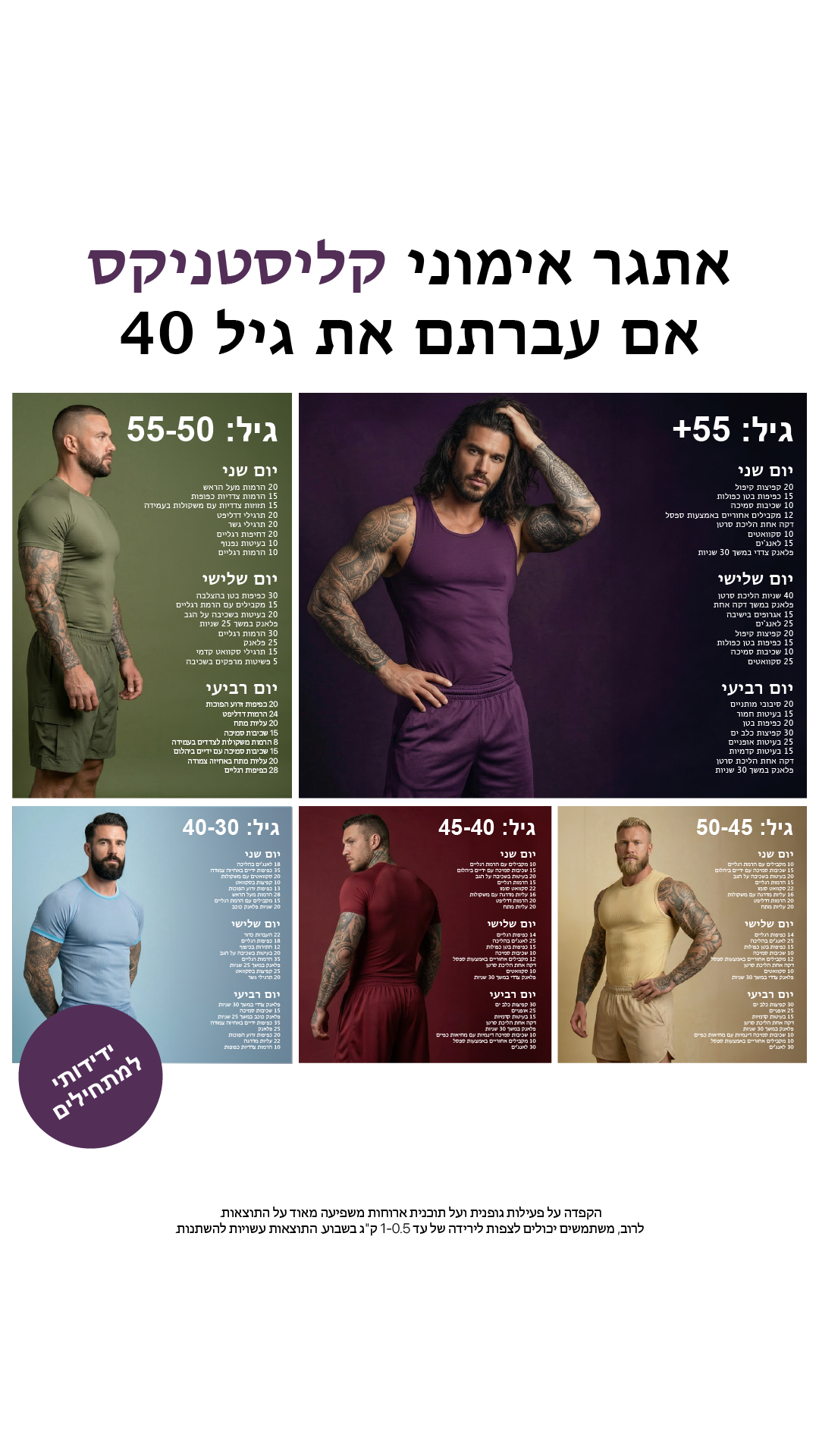 21 Day Calisthenics Challenge Facebook ad