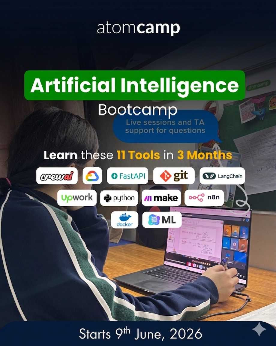 atomcamp Facebook ad: Join Artificial Intelligence Bootcamp - Cohort 17