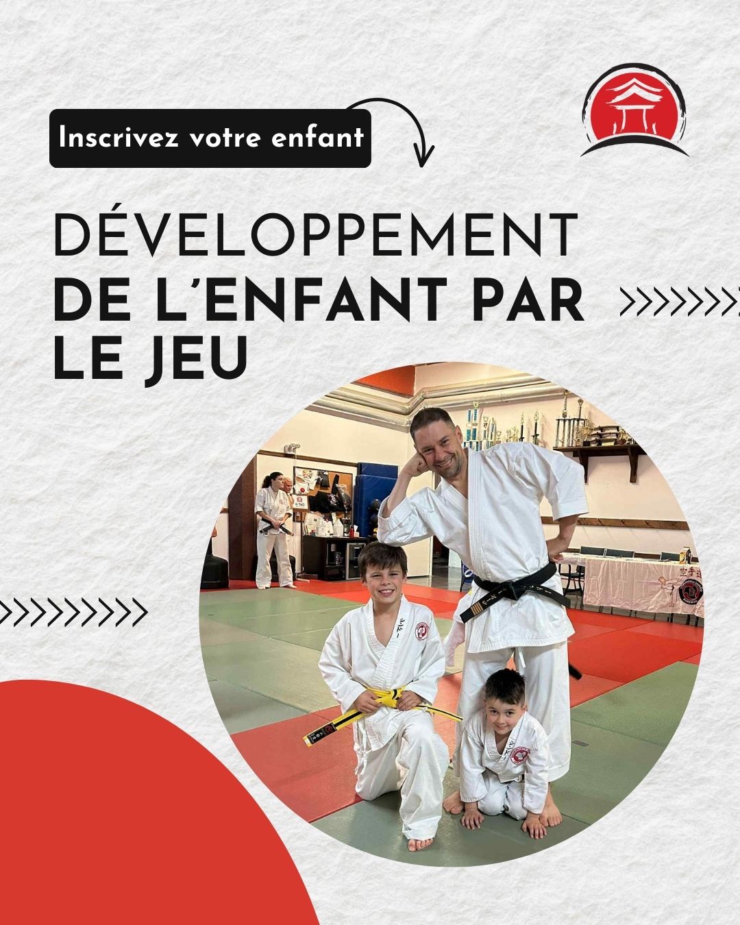 Centre d'arts martiaux Larry Foisy Facebook ad from Dec 15, 2025