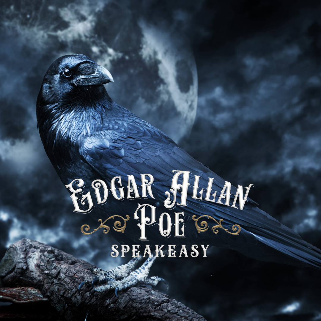 Edgar Allan Poe Speakeasy Facebook ad
