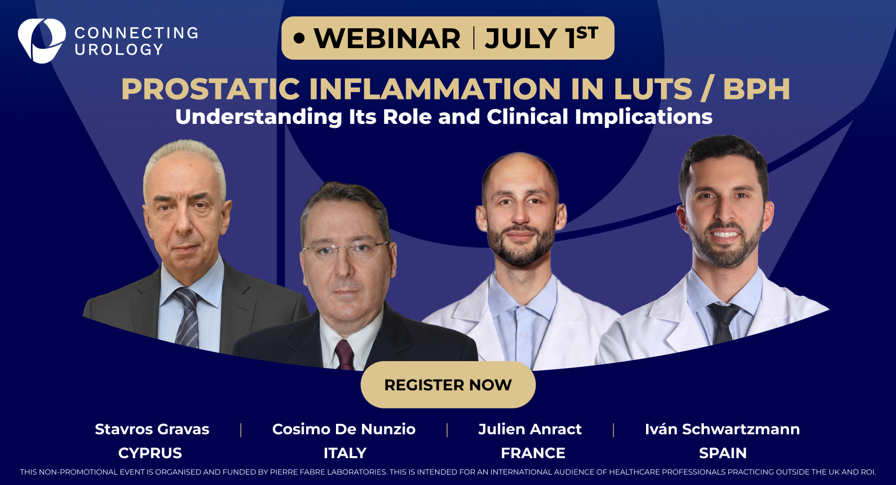 Pierre Fabre Group Facebook ad: Webinar | 4 International Experts