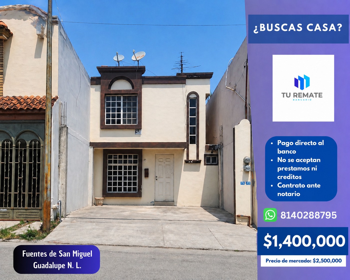 Remates Bancarios Facebook ad: 3 habitaciones 2 baños Casa