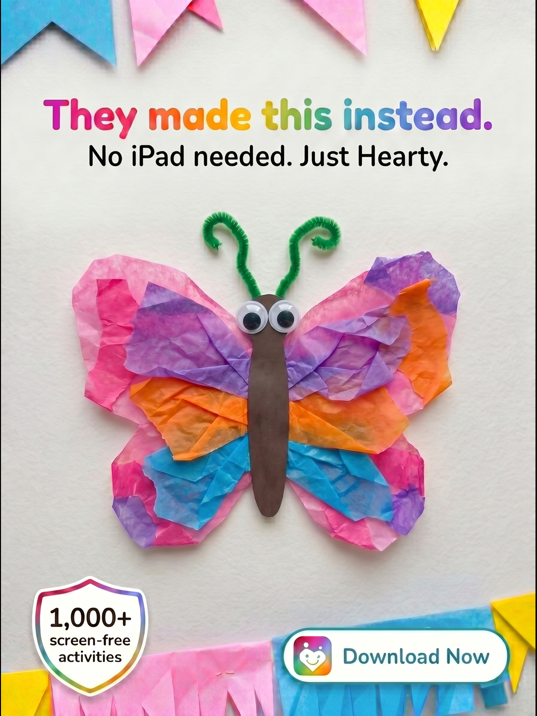 Hearty App Facebook ad