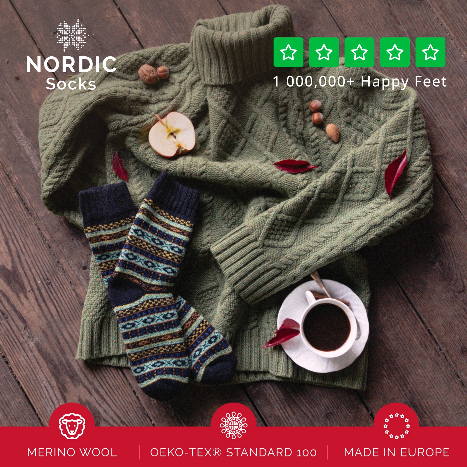 Nordic Socks Facebook ad