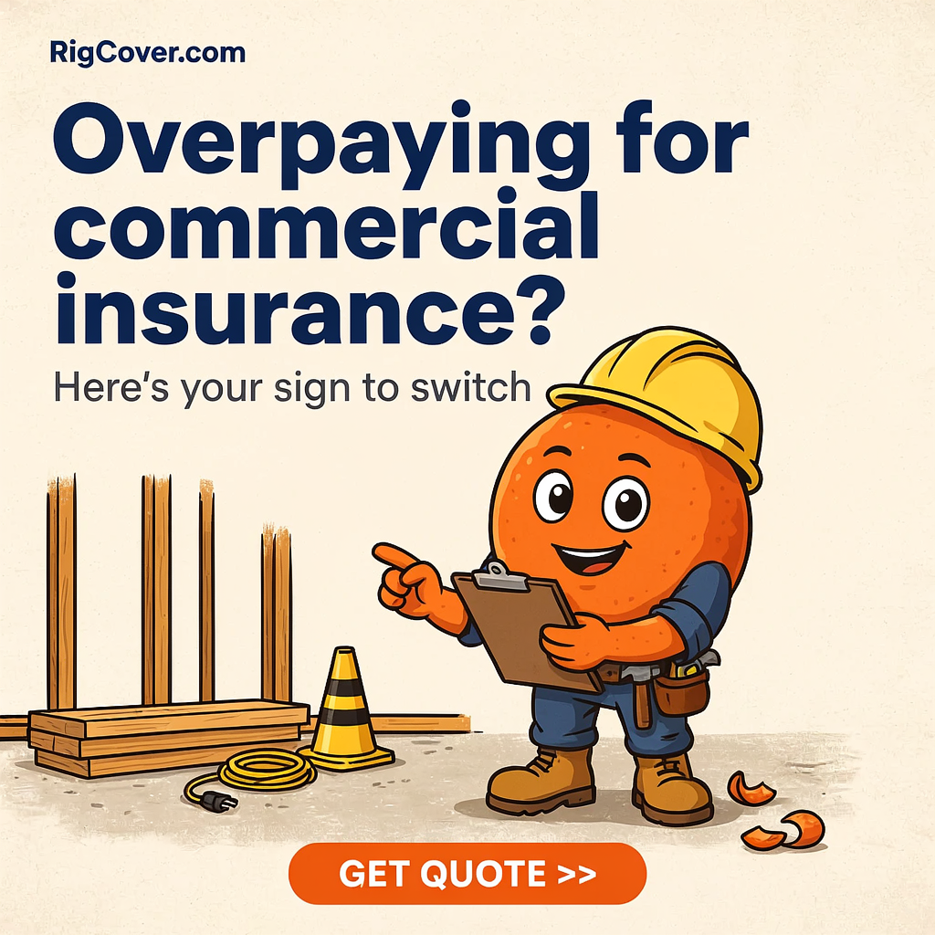 Rigcover.com Business Insurance Facebook ad: 99% Biz Owners Don't Know This