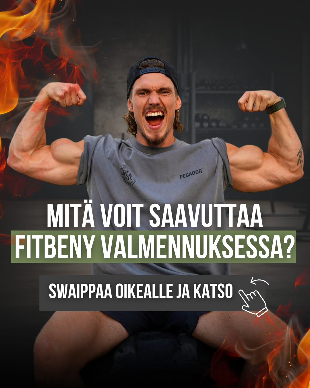 Fitbeny Facebook ad: Swaippaa ja katso muutoksia