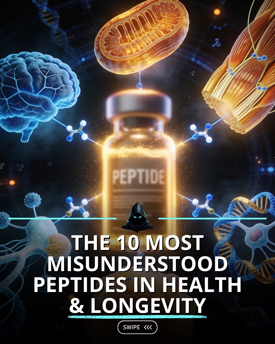 stealthprotocols Facebook ad: Most peptides become famous for a single effect.
